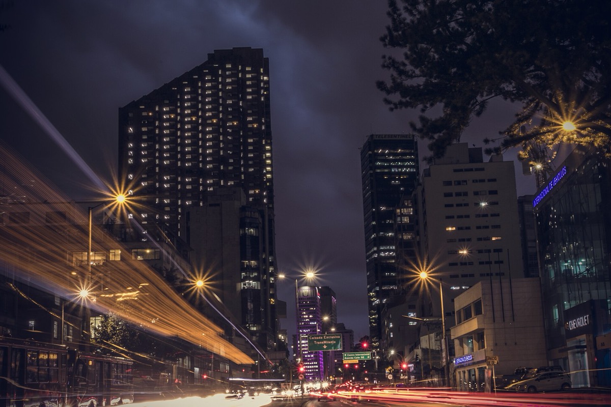 Bogotá in the evening