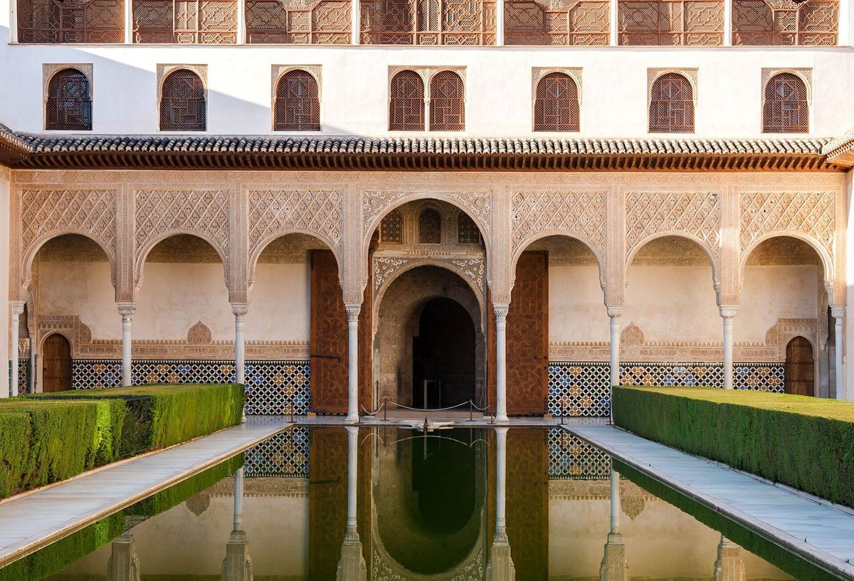 A courtyard of the Alhambra